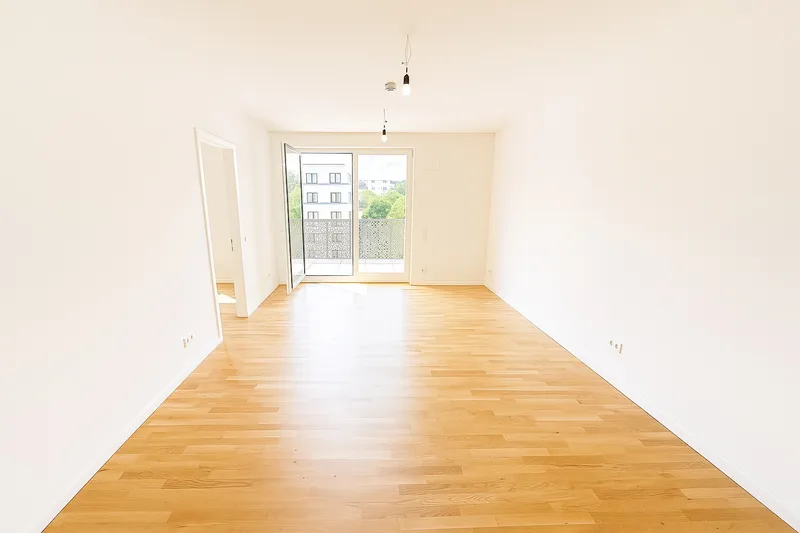 Neubau - 2 Zimmer Wohnung im 5.OG mit Balkon und hochwertiger Einbauküche — photo 1